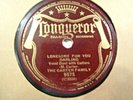 THE CARTER FAMILY   LONESOME FOR YOU DARLING   CONQUEROR 9575