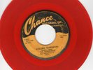 The Flamingos 45 Golden Teardrops/Carried Away CHANCE orig RED VINYL Doo Wop 208