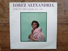 LOREZ ALEXANDRIA sing no sad songs for me PYE JAZZ NJL 35 UK LP
