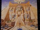 IRON MAIDEN LP POWERSLAVE ORIG UK 1984 1st PRESS A-1U TEXTURED EX/EX.