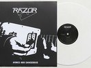 Razor - Armed And Dangerous MLP WHITE WAX Annihilator Voivod Speed Thrash Metal