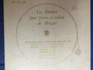 RARES DISQUES  LILI KRAUS WILLI BOSKOWSKY MOZART SONATES pour piano et violon