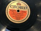 78 RPM Dick Robertson Orchestra Crown 3438 Hot Jazz Dance Depression Era Swing