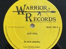 BLACK UHURU Bad Girl PRINCE HAMMER African Love Yogi Bear WARRIOR WAR140 12”EX