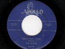 RARE N.Y.C. UPTEMPO DOOWOP-CELLOS-GIRLIE THAT I LOVE/THE BE-BOP MOUSE-APOLLO 516