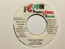 Ragga Ranks “The Gun Thing” and “Gun Thing Version” Peoples Choice Records