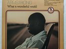 LOUIS ARMSTRONG LP WHAT A WONDERFUL WORLD 33 GIRI ITALY 1977 RECORD RB124 NM/EX