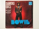 DAVID BOWIE DIAMOND DOGS / HOLY HOLY 1974 RARE YU PICTURE SLEEVE ONLY VIVID RED