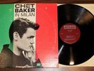 Vintage cool jazz lp CHET BAKER in Milan 1968 Jazzland JLP 18 mono early reissue