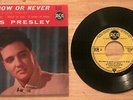 RARE FRENCH EP ELVIS PRESLEY IT'S NOW OR NEVER RAREST SLEEVE
