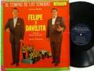 FELIPE y DAVILITA al Compas de las Sonoras LP Puerto Rico Bolero Mambo  #5315
