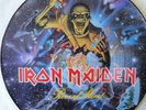 IRON MAIDEN PIECE OF MIND VINYL PICTURE DISC US BONUS TRACK SEAX-12306 VG+ 1983