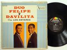 Duo FELIPE y DAVILITA con Los Antares LP Latin VG++ vinyl  #5325