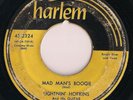 LIGHTNIN' HOPKINS - MAD MAN'S BOOGIE - RARE 1954 Blues 45 rpm on HARLEM 2324