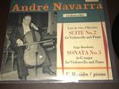Caux D‘Hervelois/ Boccherini Suite No2/ Sonata No3 10inch Andre Navarra/MaxianC2