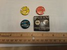 Split Enz original True colours 2 pin set, Waiata album, Time & tide concert pin