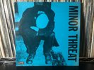 Minor Threat - S/T LP (Blue Cover RP, $4.00 on back Hardcore Punk EX RARE FUGAZI