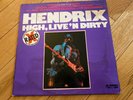 Jimi Hendrix High, Live’n, Dirty Red Vinyl With Jim Morrison