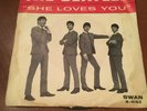 The Beatles 45 Record SHE LOVES YOU and I'LL GET YOU Picture Sleeve