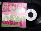 BLACK SABBATH , PROMO , ORG, SINGLE, VERTIGO , OZZY, IMPORT, VG++, EVIL WOMAN