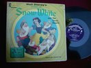 WALT DISNEYS STORY OF SNOW WHITE LP, as told by ANNETTE a record & picture book
