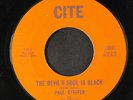 PAUL STEFFEN: The Devil's Soul Is Black / Hey Lonely One 45 (spooky Popcorn goo