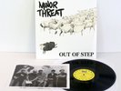 MINOR THREAT out of step Lp Vinyl Record with lyrics insert , dischord , fugazi