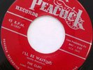 THE CLEFS I'll Be Waiting / Please Don't Leave Me 45   EX 1954 Original Peacock