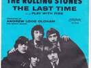 ROLLING STONES - THE LAST TIME / PLAY WITH FIRE 45 RPM Pic Sleeve UNPLAYED  1965