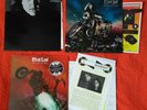 3x Meat Loaf Vinyl LPs / Records inc Press Release & PROMOS w/ Bat out of Hell