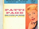 PATTI PAGE--Mercury Records EP 1-4044 Sings County and Western Golden Hits 45