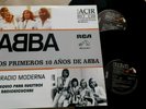 ABBA-THE FIRST TEN YEARS-THE SINGLES-LP Double Mexico Promo Radio Unique cover