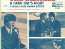  THE BEATLES BRAZIL1964 A HARD DAYS NIGHT, + 1 33RPM W/FACTORY PLASTIC  SLEEVE