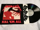 Metallica Kill 'Em All LP Vinyl Megaforce MRI 069 1983 OG Inner Sleeve Wax Good