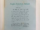 ANGLO AMERICAN BALLADS   LIBRARY OF CONGRESS LP W. BOOKLET   TRADITIONAL FOLK