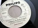 Vinyl PROMO Johnny Hallyday- Bonie et Clyde (avec faute) + Mal - MADE IN GERMANY
