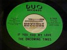 Northern Soul  DUO 45 The Oncoming Times 