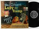 Peggy Lee - Songs From Walt Disney's Lady And The Tramp LP - Decca Mono DG VG+
