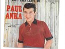 Paul Anka, 45 RPM Picture Sleeve & Record,1959 R & R, Pop, ABC Paramount 10040