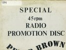 PETER BROWN Do Ya Wanna Get Funky with Me RADIO PROMO DISC  T.K. US 12
