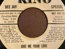 RARE 45 The Admirals - Give Me Your Love / Close Your Eyes (King 4782) Promo Bio