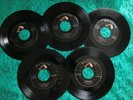 5 ELVIS PRESLEY RECORDS (4 EPS & 1 45RPM)  RARE EPB 1254 EPA 992  940 ALL SHOOK