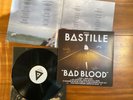 RARE SIGNED Bastille - Bad Blood Vinyl LP Record First Press w/Book VG+ Pompeii