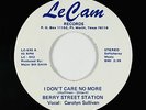 Deep Soul Funk 45 - Berry Street Station - I Don't Care No More - Le Cam - VG++
