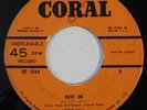 rockabilly 45 BUDDY HOLLY Rave On Listen To Me JAPAN CORAL VG+ HEAR