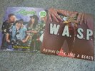 W.A.S.P. & POISON - Animal & Your Mama Don't Dance - 2 x Coloured 12