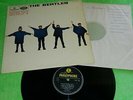 THE BEATLES : Help - Original 1965 1st press UK Y/B mono LP VG 201