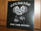 COLDSIDE Fuck Your System LP Blue Vinyl STRENGTH SR027 2018 45 rpm EX/EX Insert
