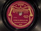 78 RPM - Crowder Brothers, Conquerer 8899 Dying In Ashville Jail, E+/EE- Country