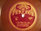 78 : PERFECT 14845-ANNETTE HANSHAW-4 INST STARS-I LIKE WHAT YOU LIKE/ SOMEBODY'